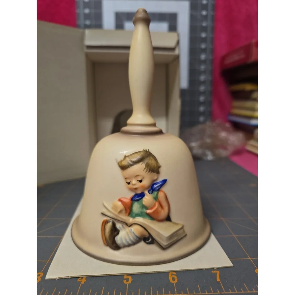 M.J. Hummel Third Edition Bell Has Original Box Goebel 1980 In Bas Relief New